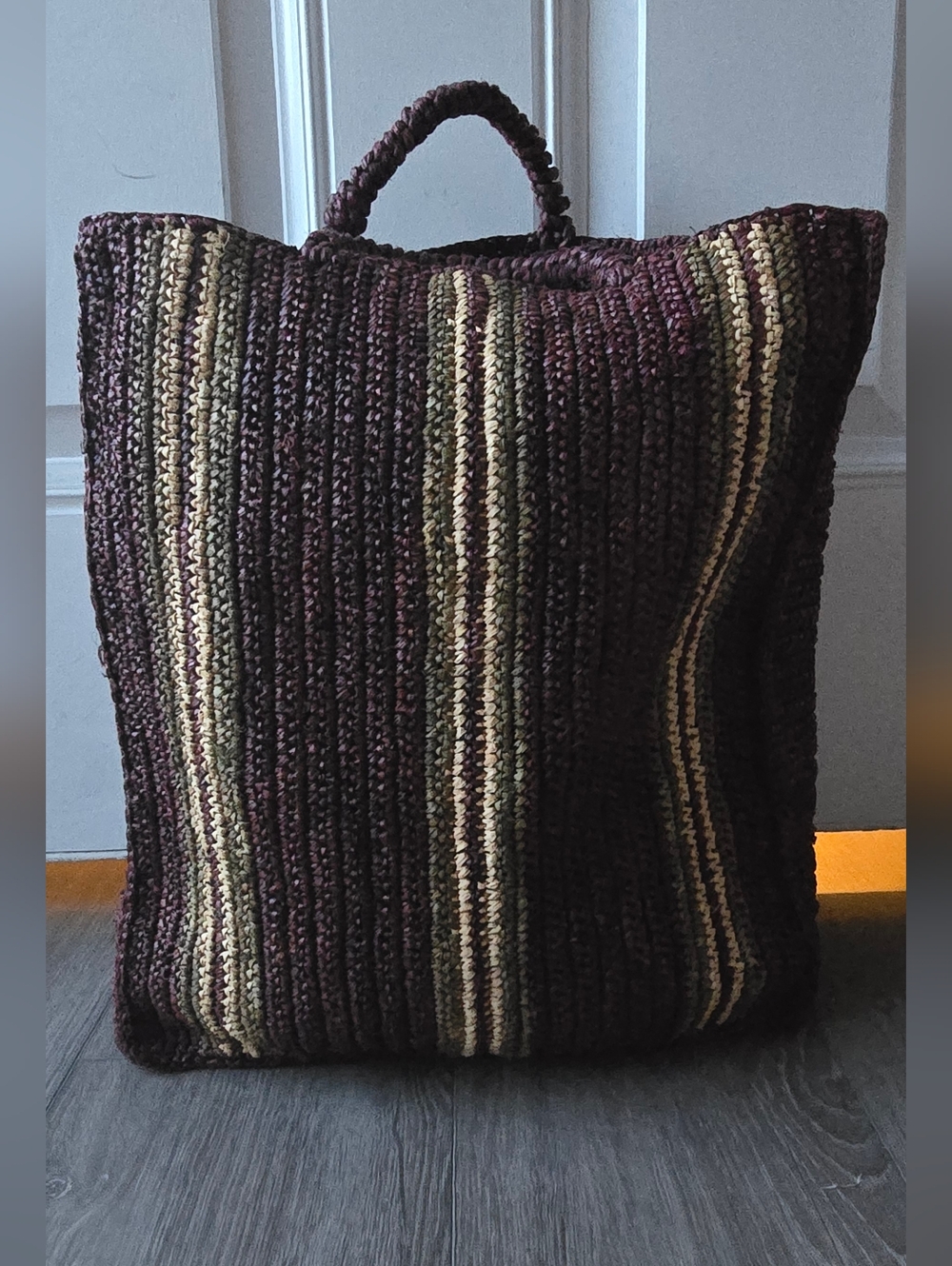 Soeur Paris Woven Straw Tote Bag Large Structured Raffia Market Bag Boho Neutral